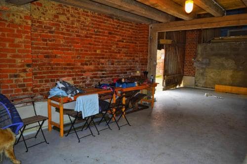 Innenansicht - Trainingsscheune